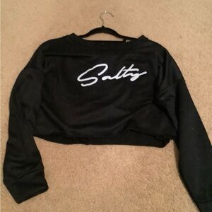 Black Women's Crop Top